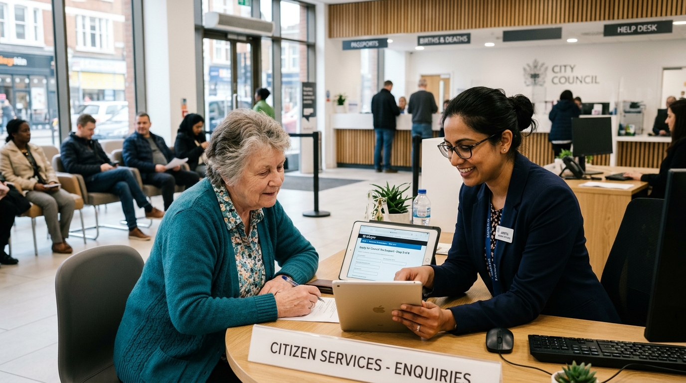 Inclusive citizen-first digital public infrastructure delivering paperless public utilities